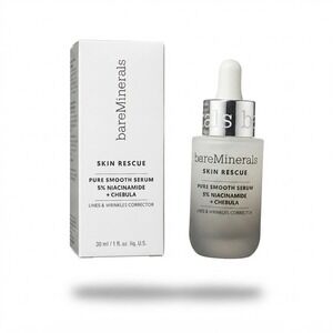 bareMinerals Skin Rescue Pure Smooth Serum Unisex 1oz 5% Niacinamide + Chebula